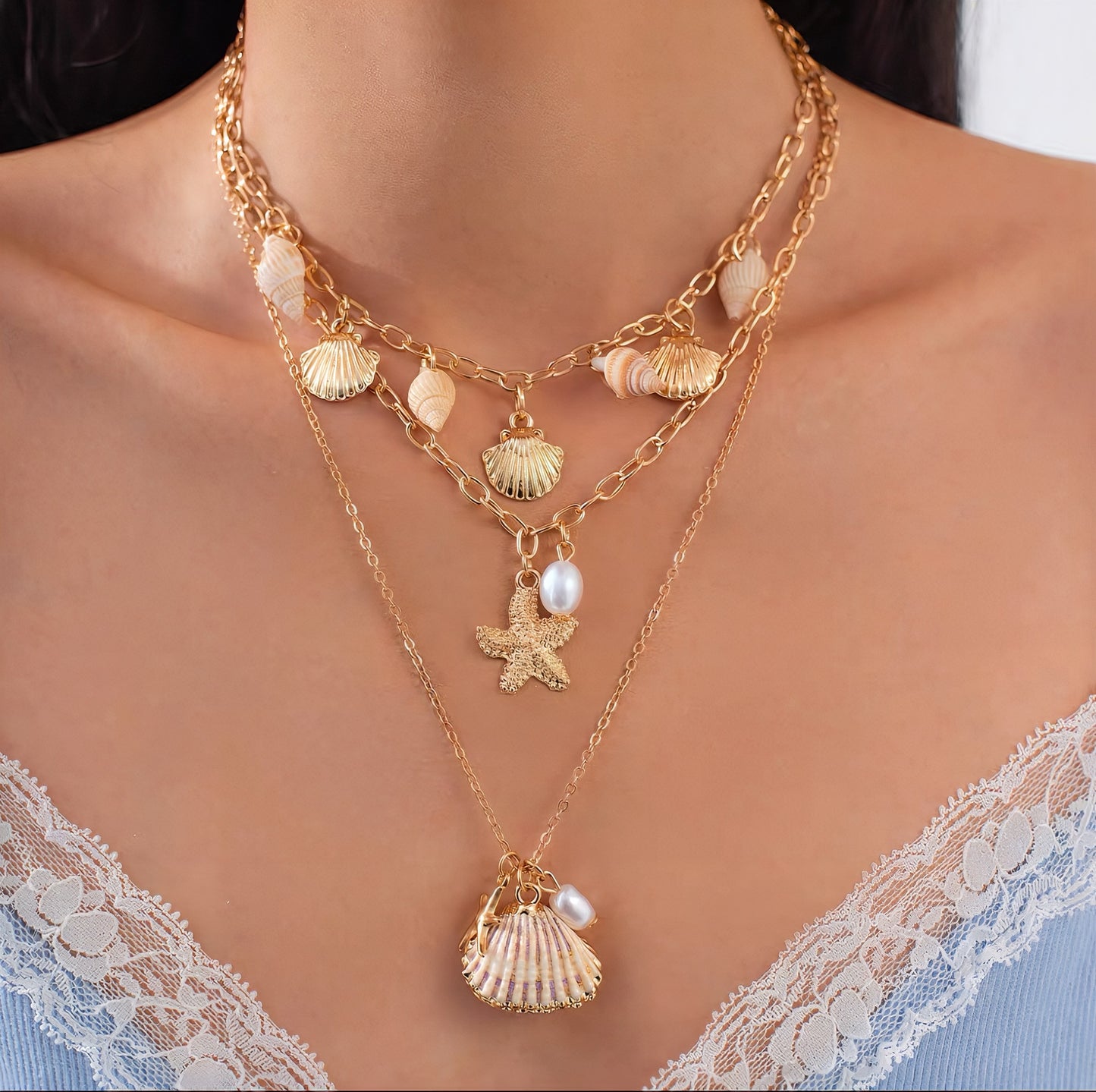The Seashell Pendant Necklace